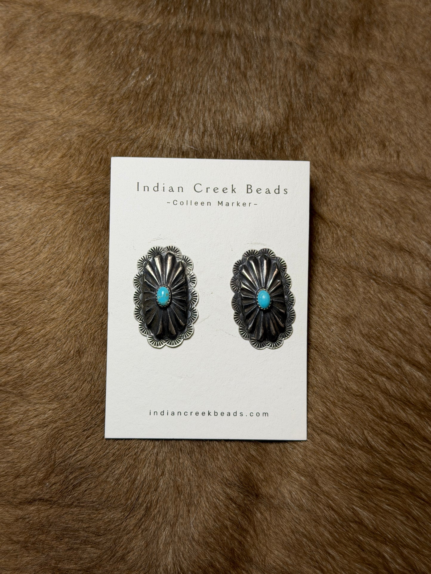 Concho & Turquoise Earrings