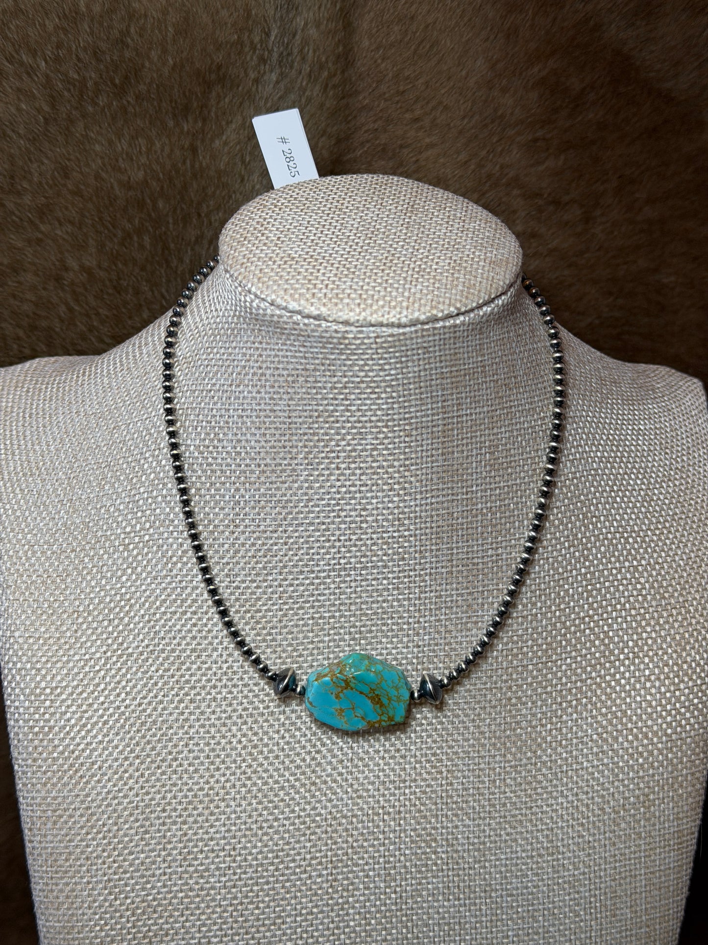 14-15.5" Pearl & Turquoise Slab