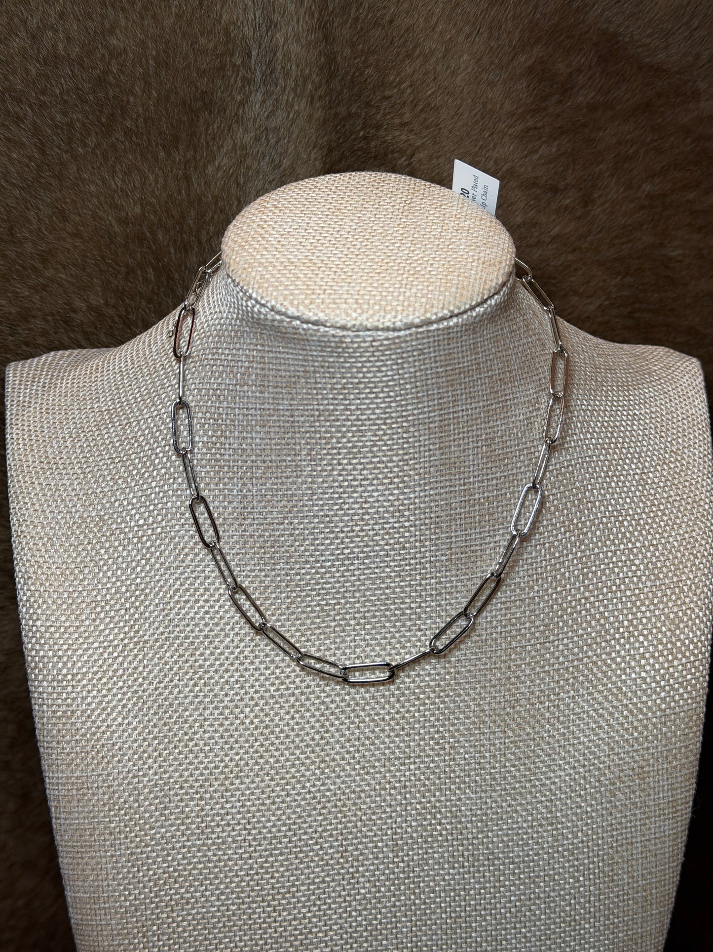 14-16" Silver Plated Choker