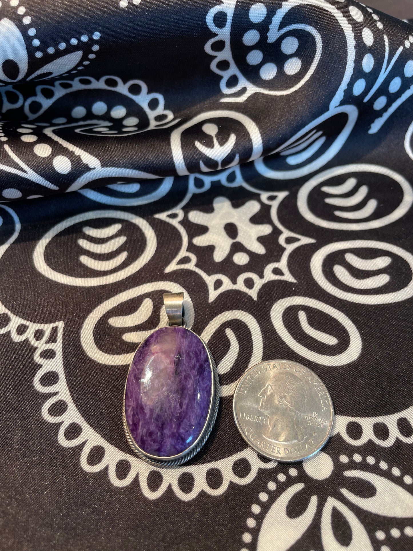 Charoite Pendant