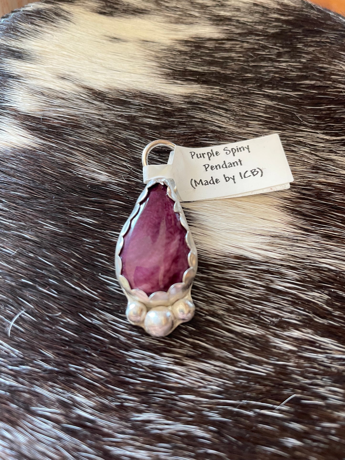 Purple Spiny Pendant