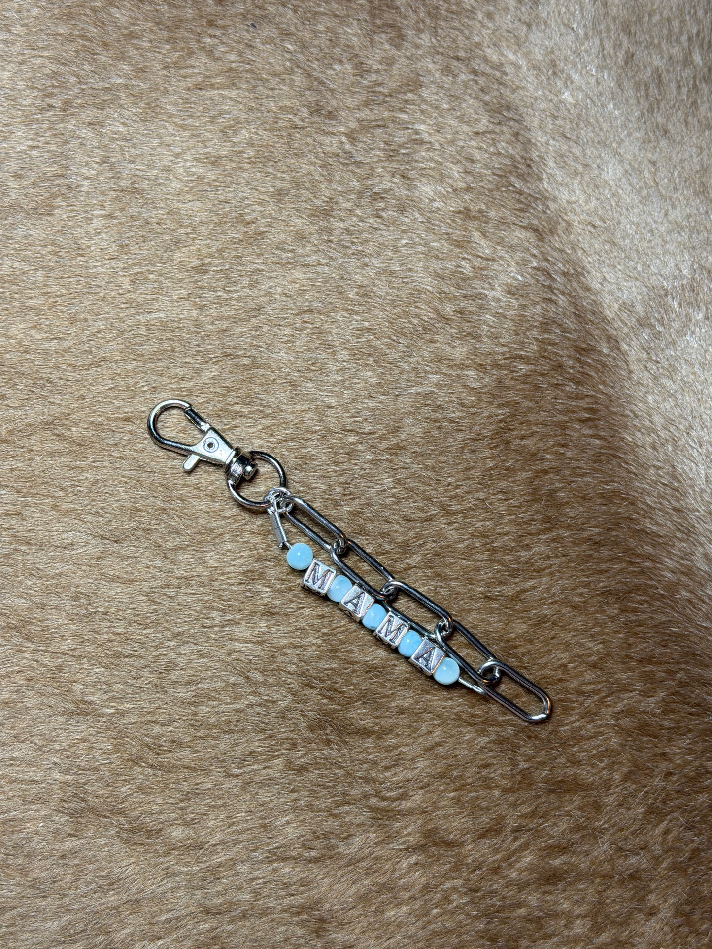 Larimar "Mama" Bag Charm