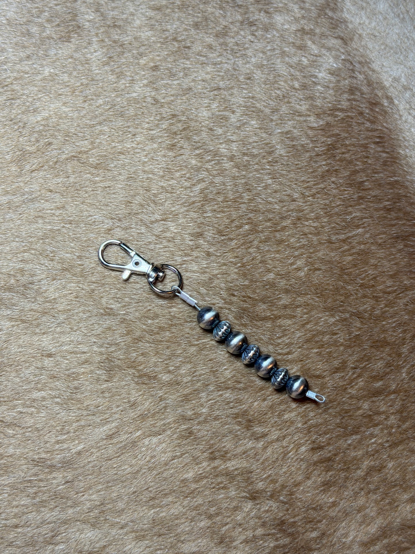 Sterling Pearl Bag Charm
