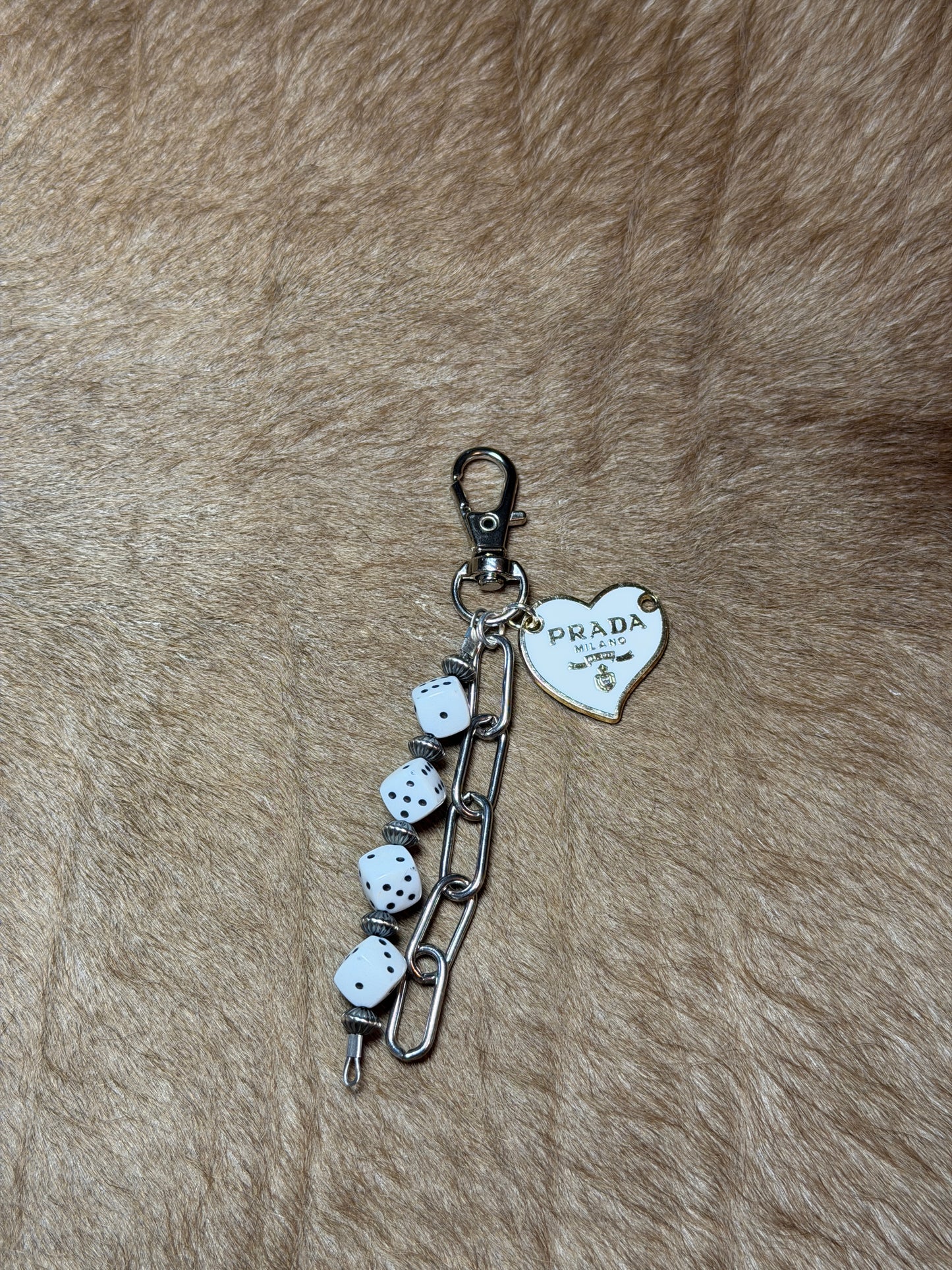 Dice & Prada Bag Charm