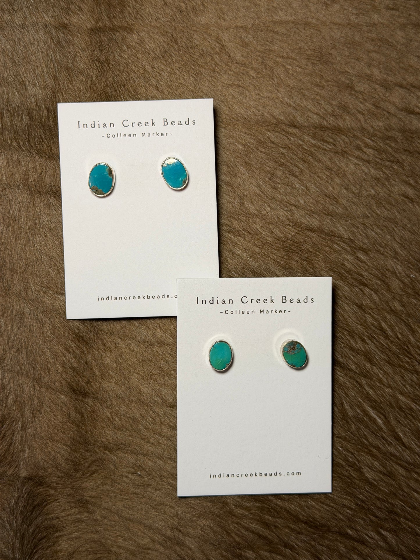 Turquosie Basic Oval Earring
