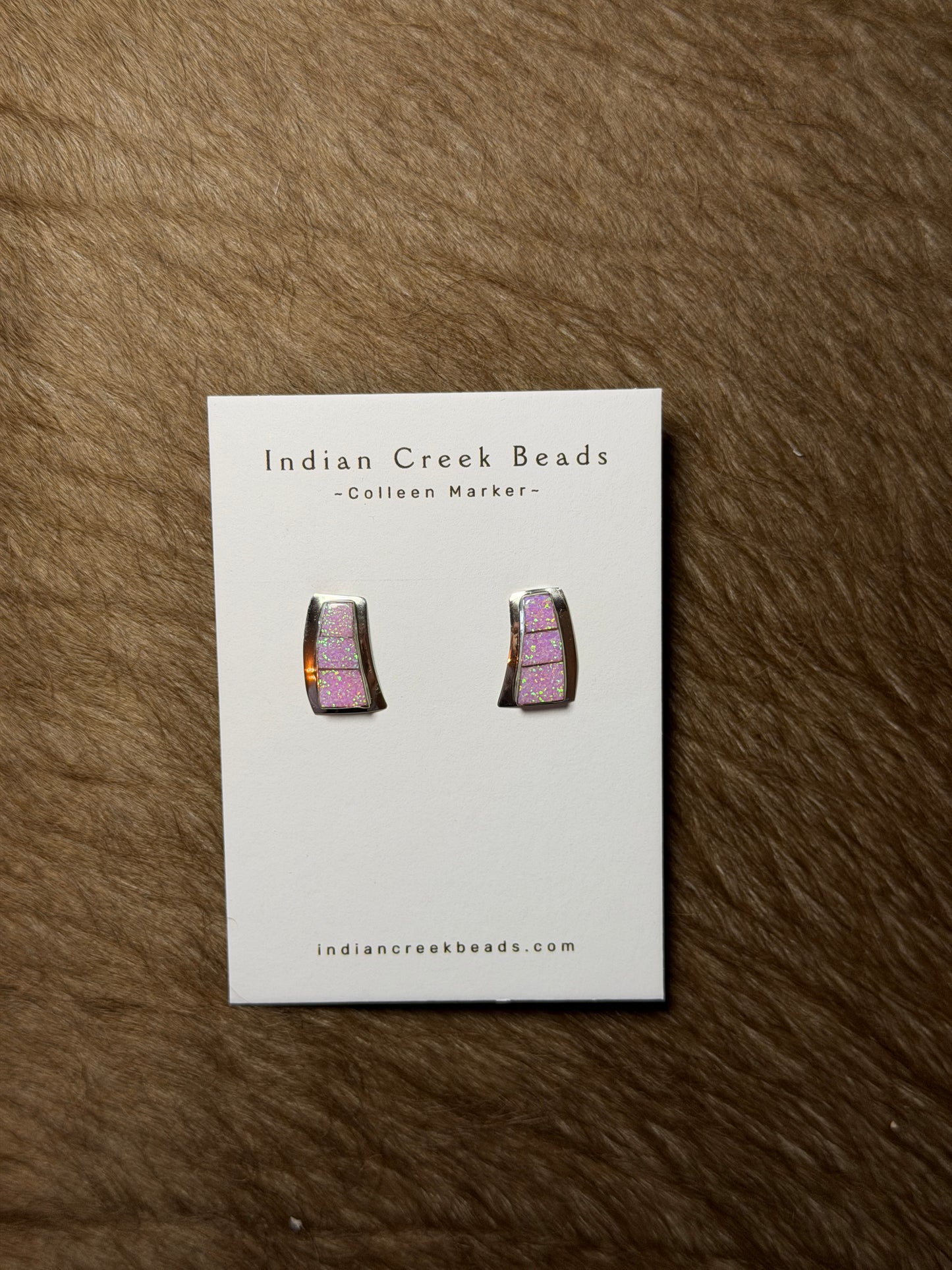 Pink Opal Earrings