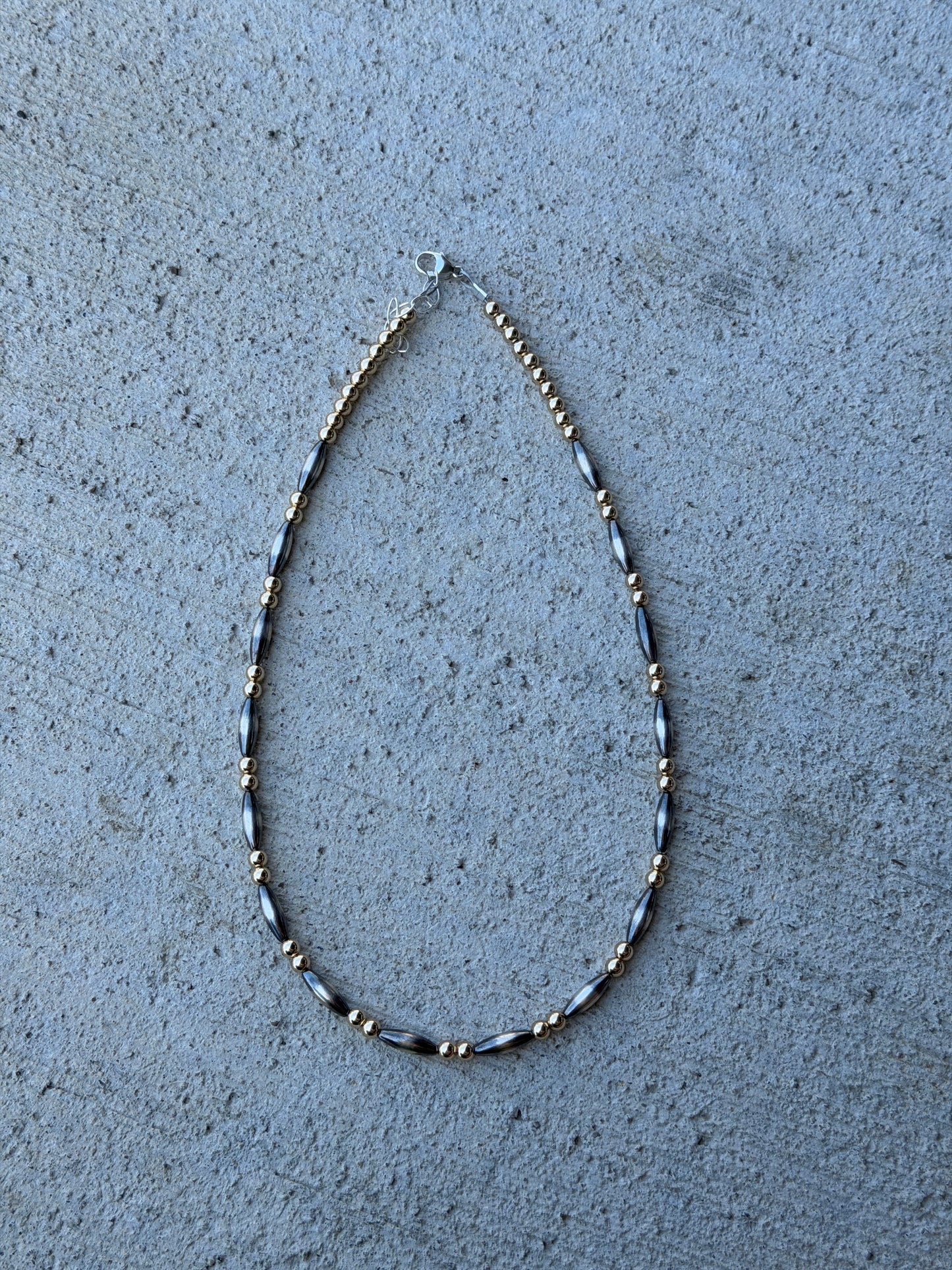 16-17.5" Sterling Torpedo & Gold