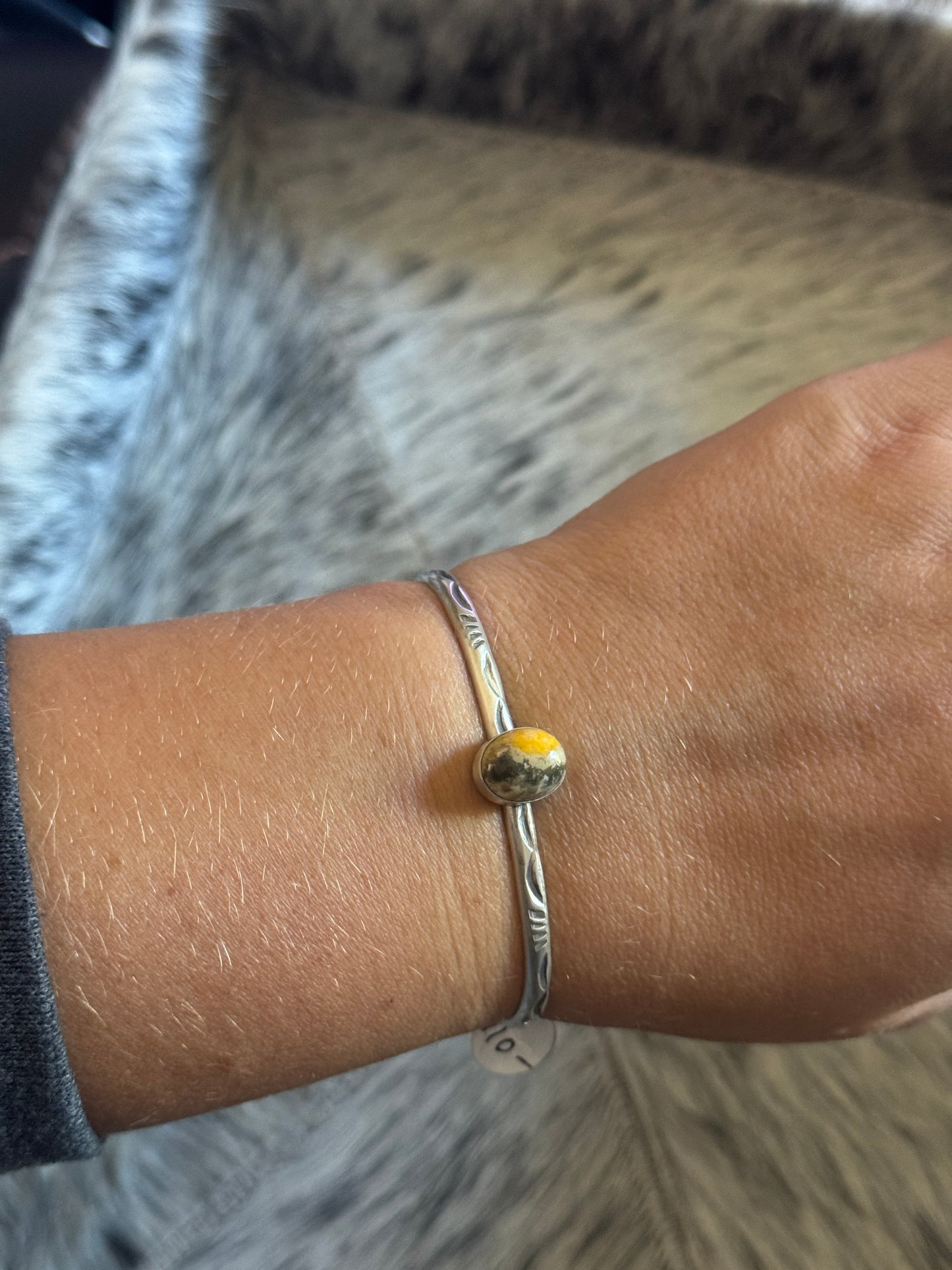 Bumblebee Jasper Stacker Cuff