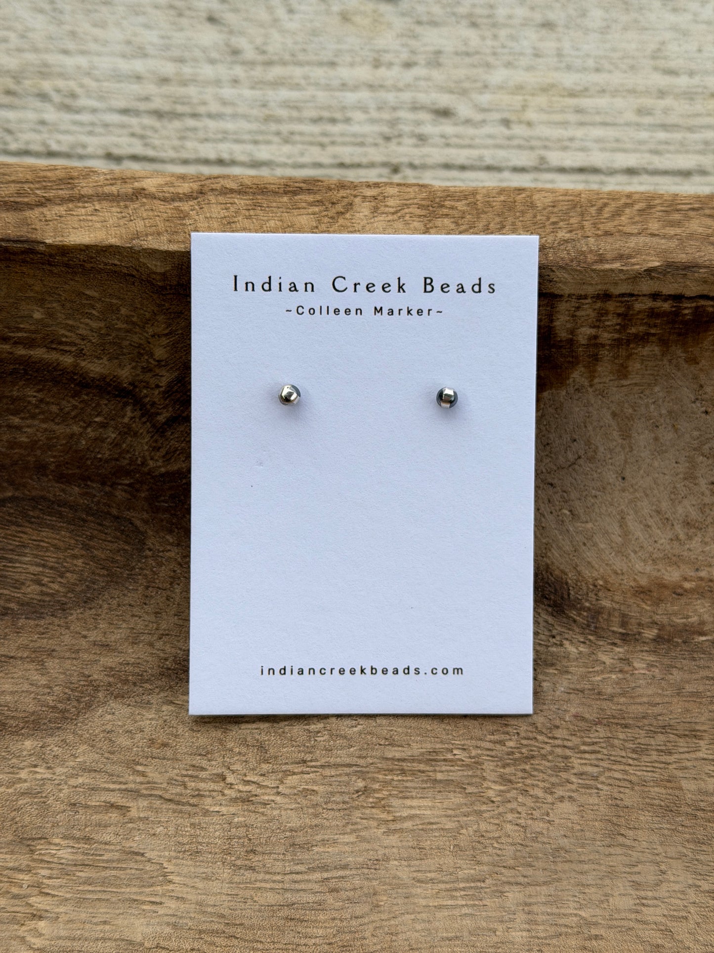 4mm Sterling Pearl Studs