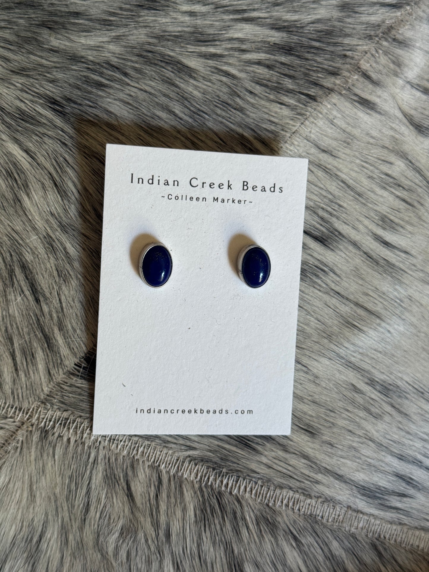 Blue Lapis Studs