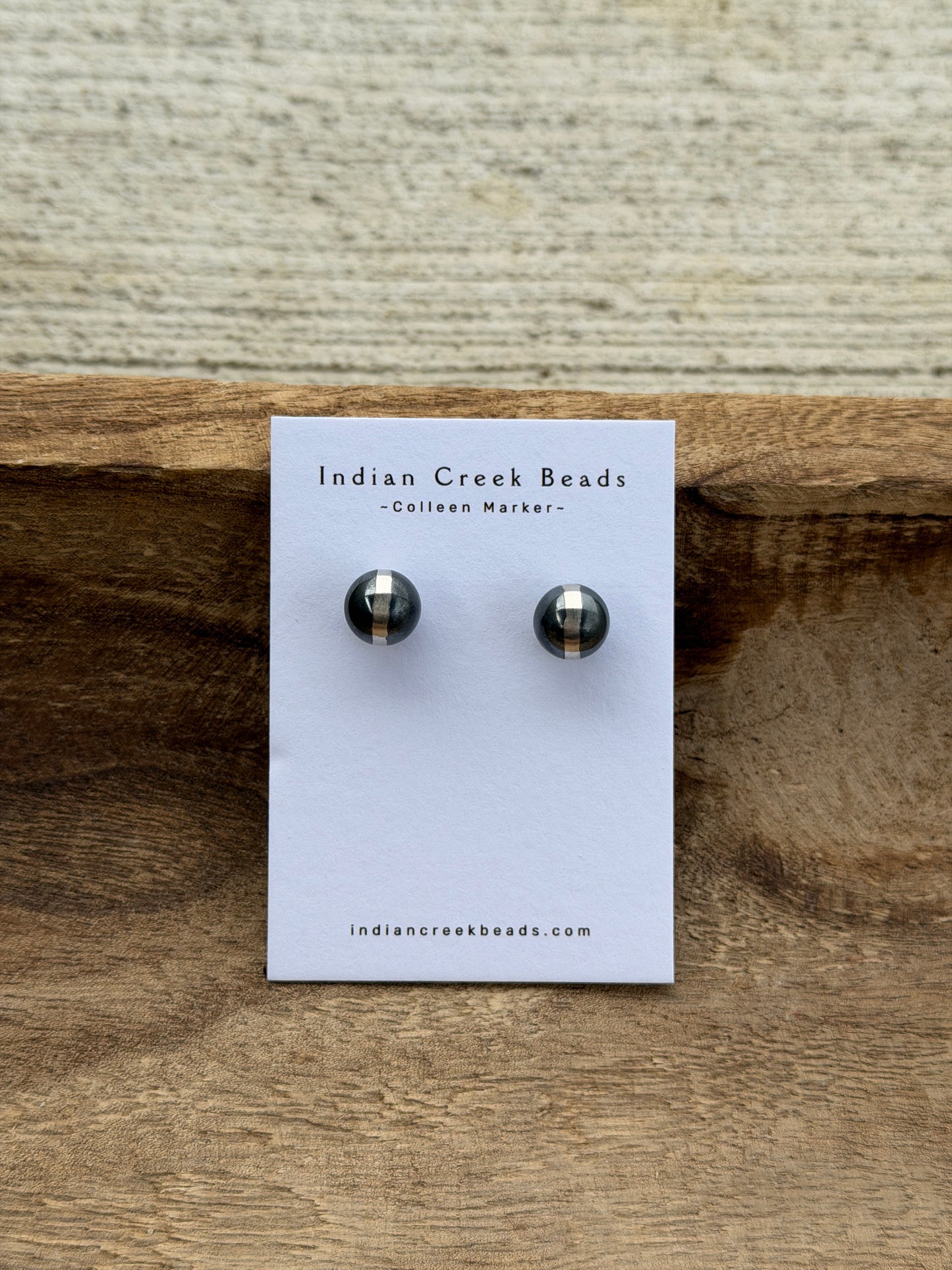12mm Sterling Pearl Studs
