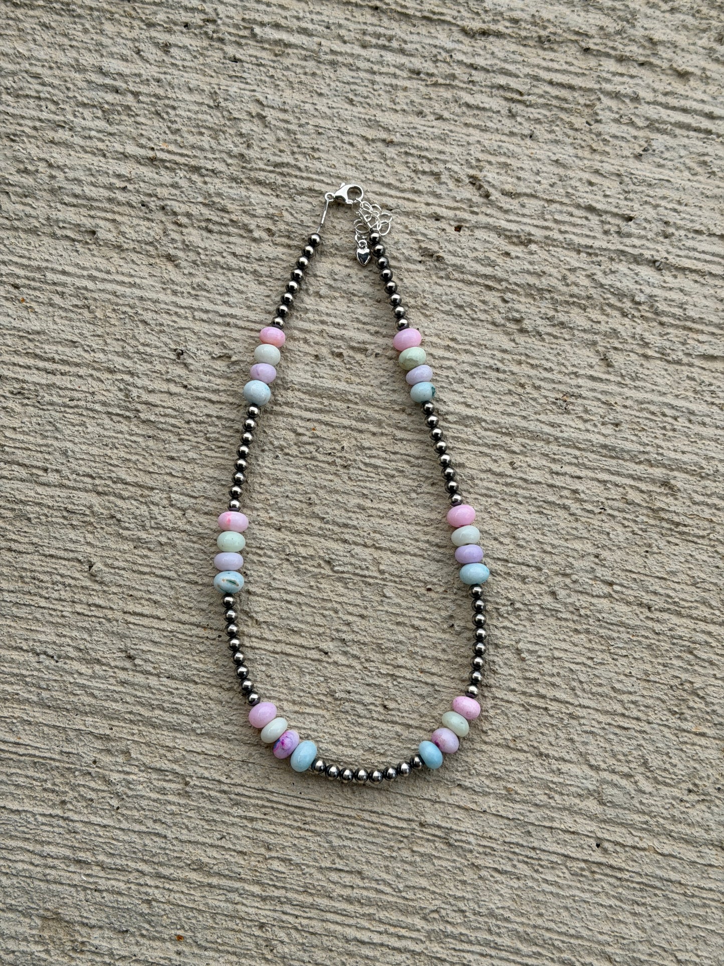 14.5-16" Pearl & Multi Color Opal