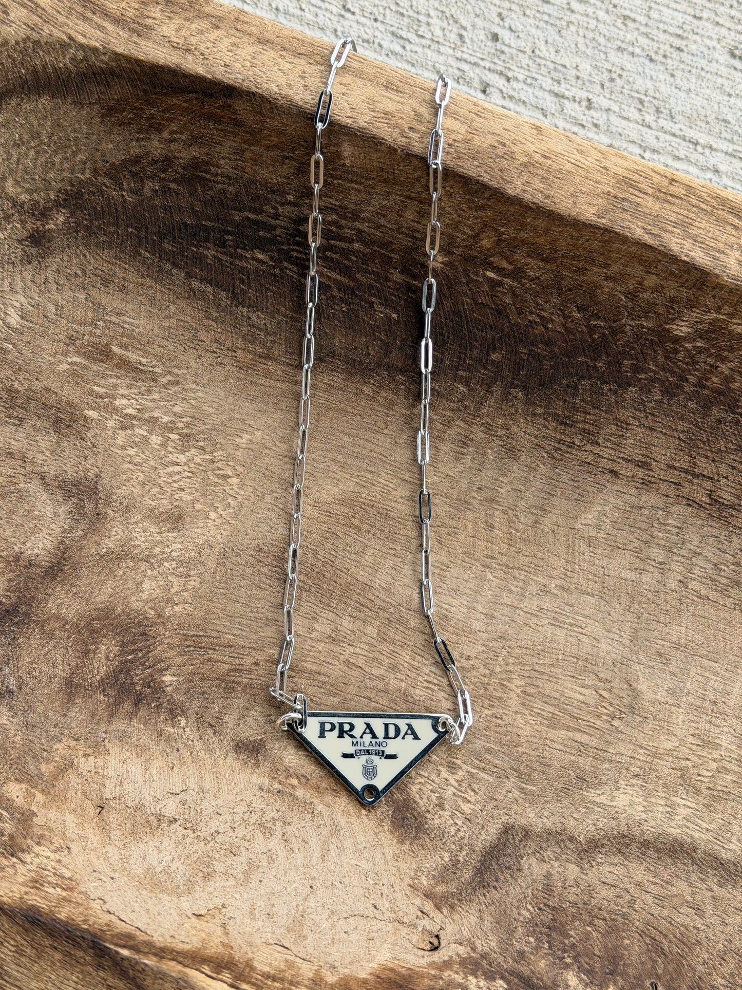 18" Cream P. Designer Necklace