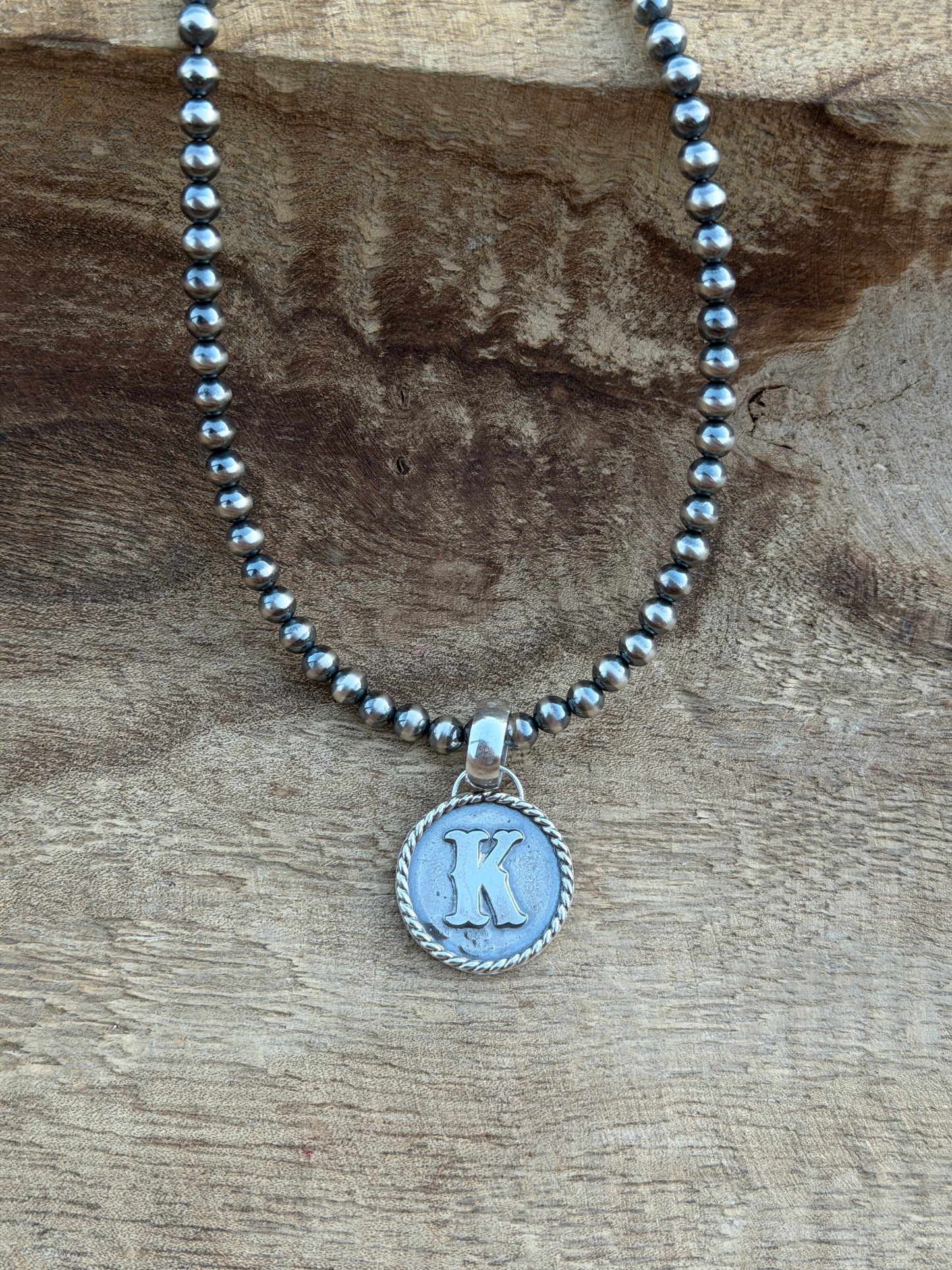 Initial "K" Pendant