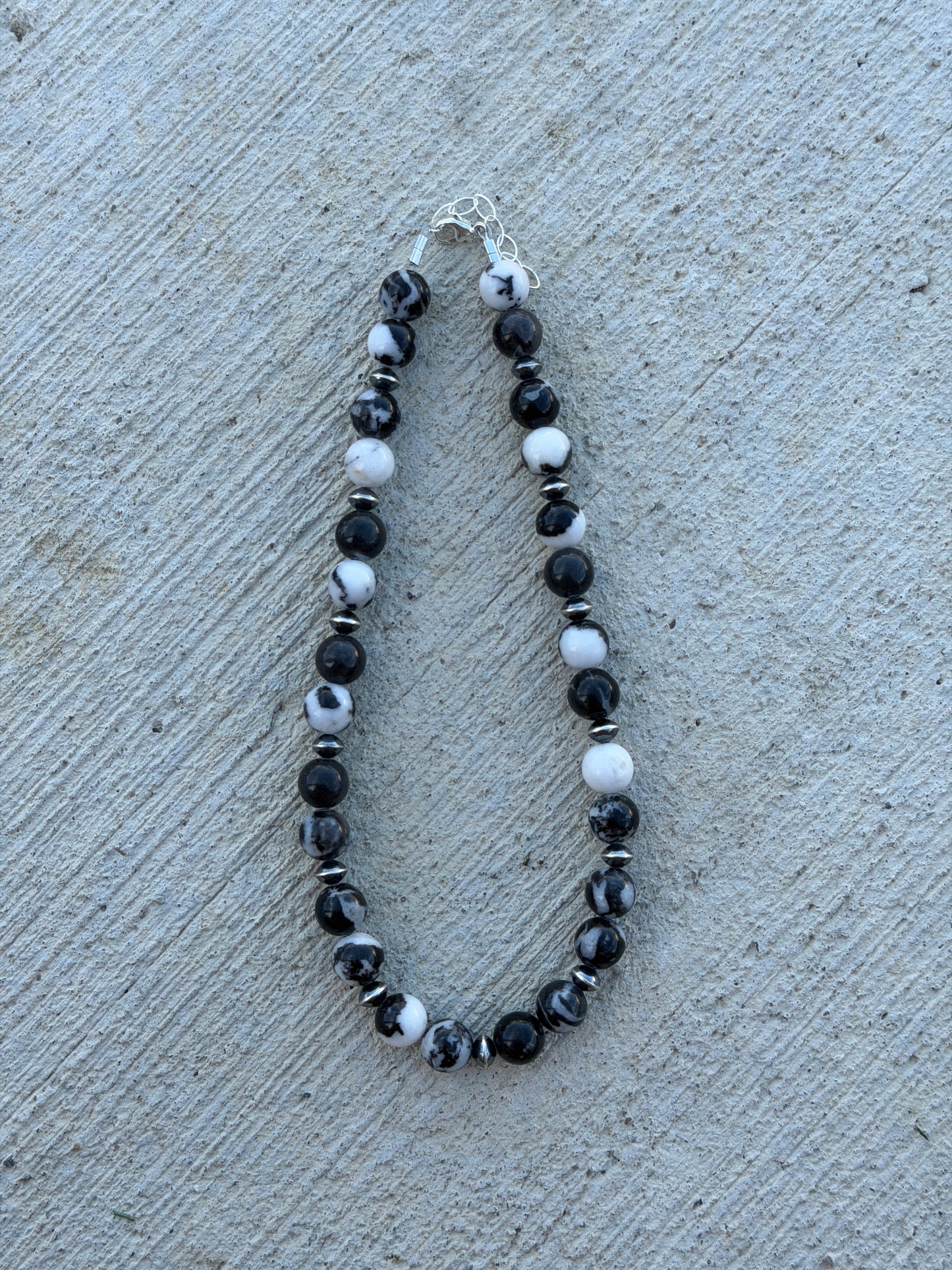15-16.5" Zebra Jasper