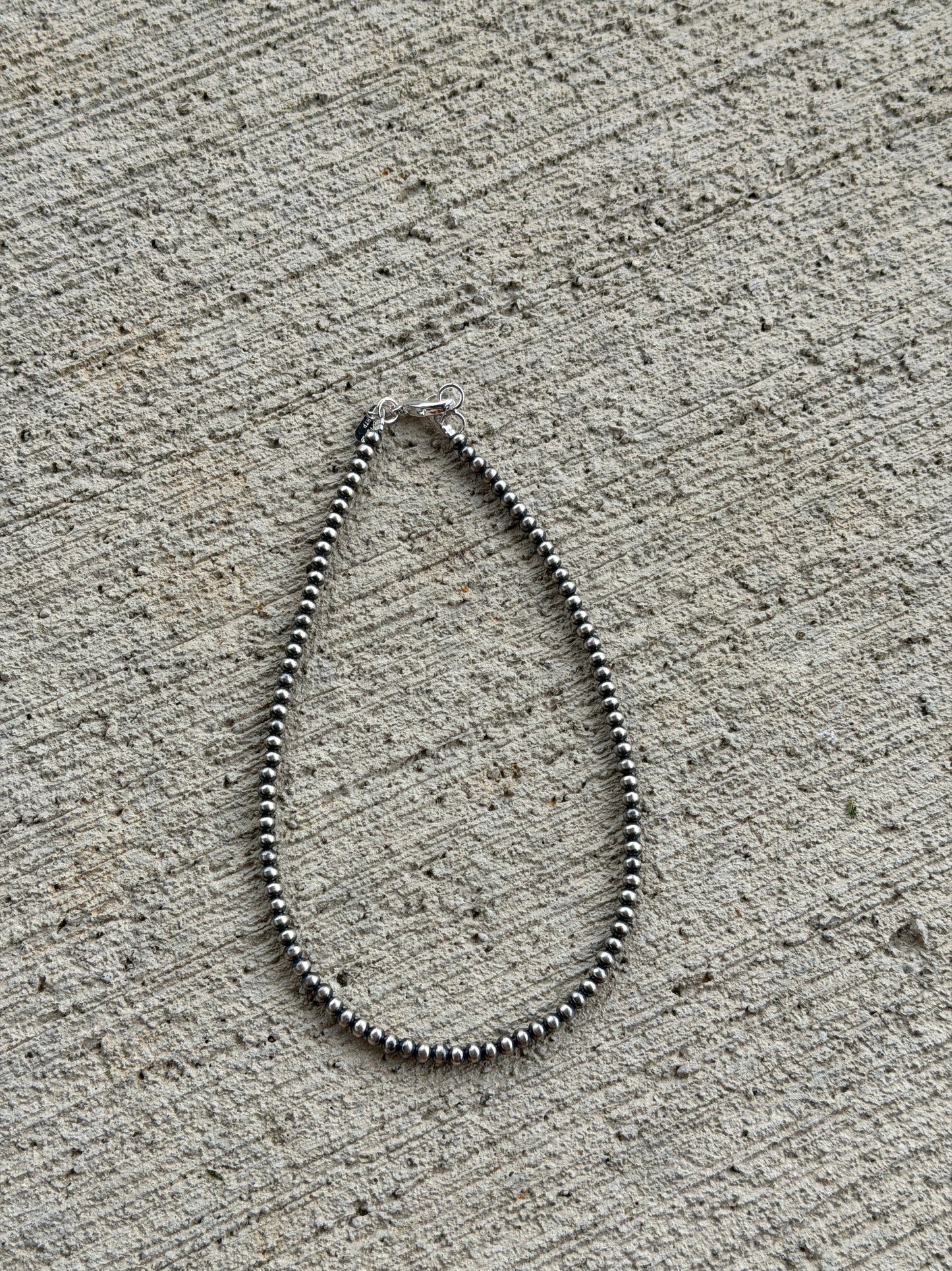 14" 4mm Silver Plated
