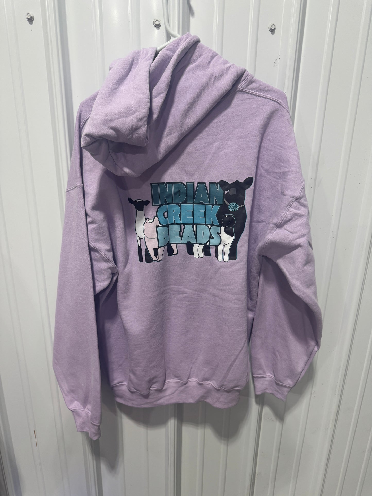 Purple Logo Gildan Hoodie