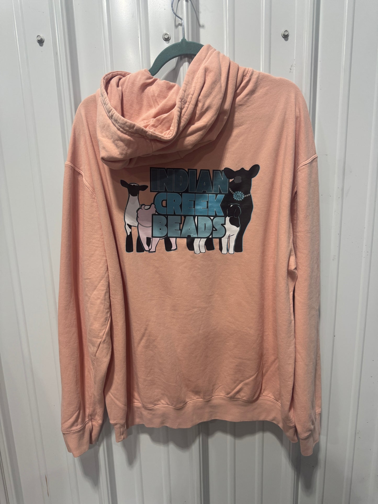 Peach Logo Comfort Colors Hoodie