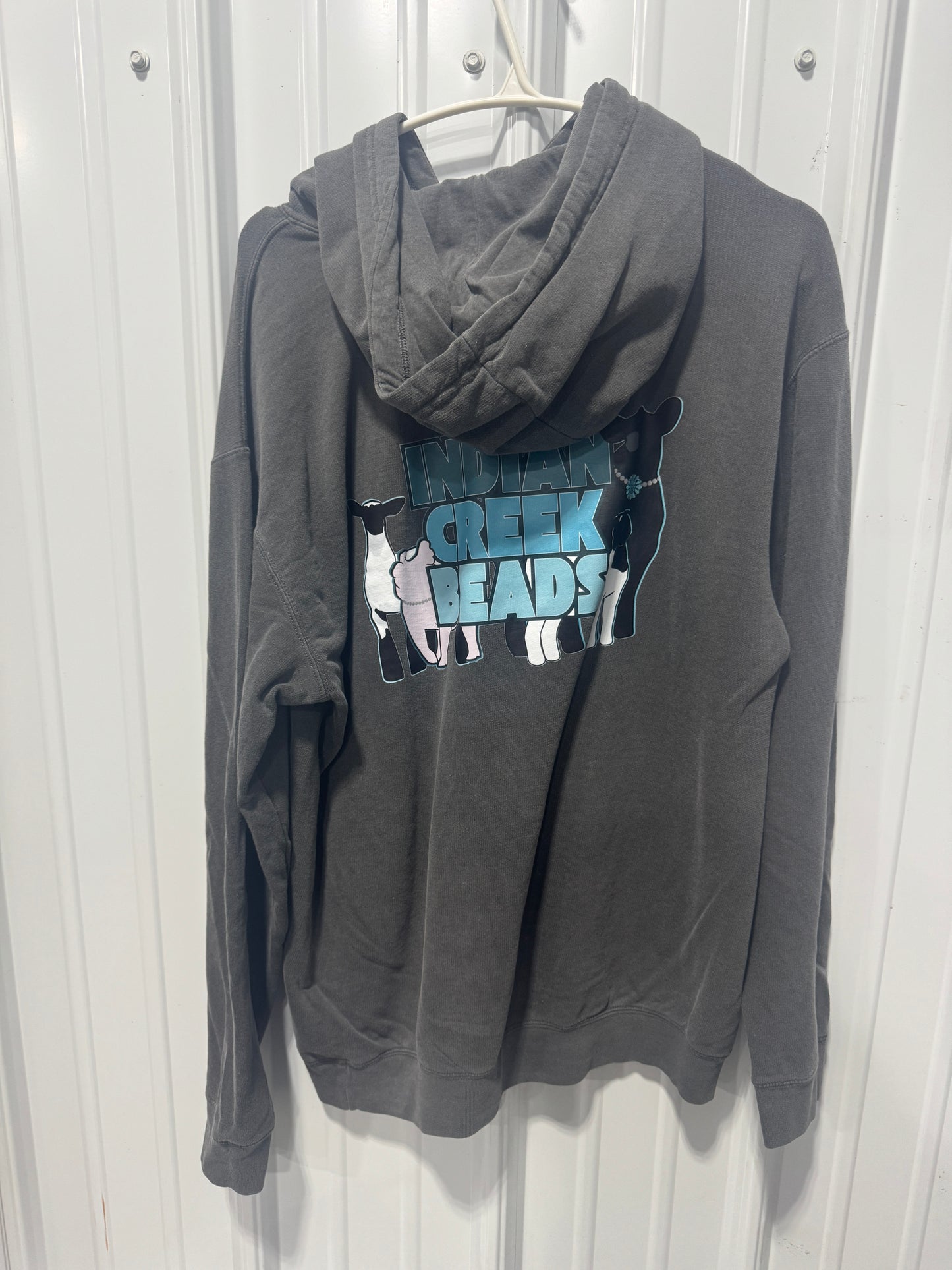 Charcoal Logo Comfort Colors Hoodie