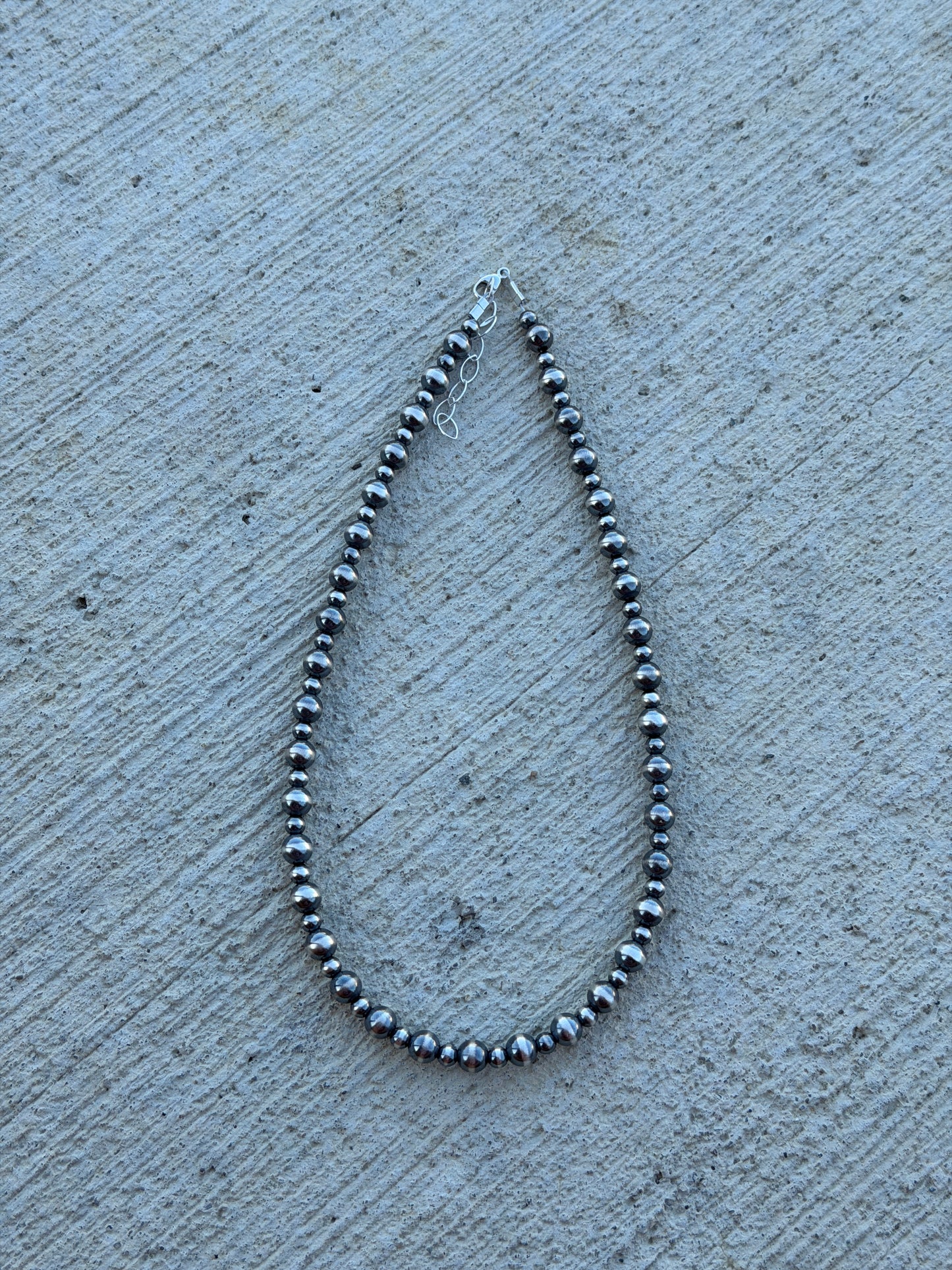 14.5-16" 4&6mm Sterling Pearl