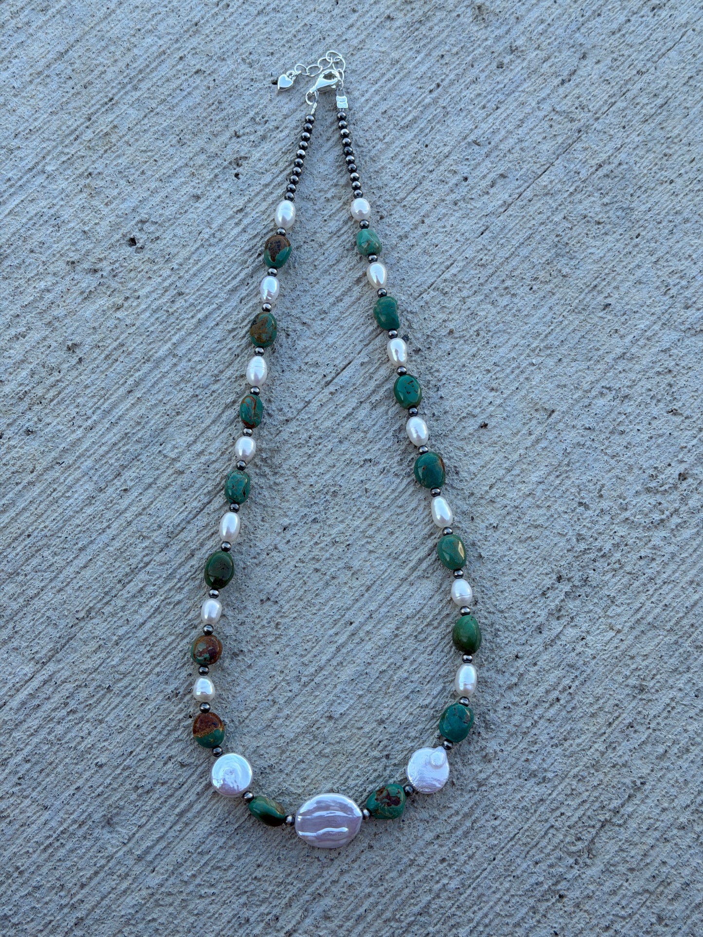 18.5-20" Freshwater & Turquoise