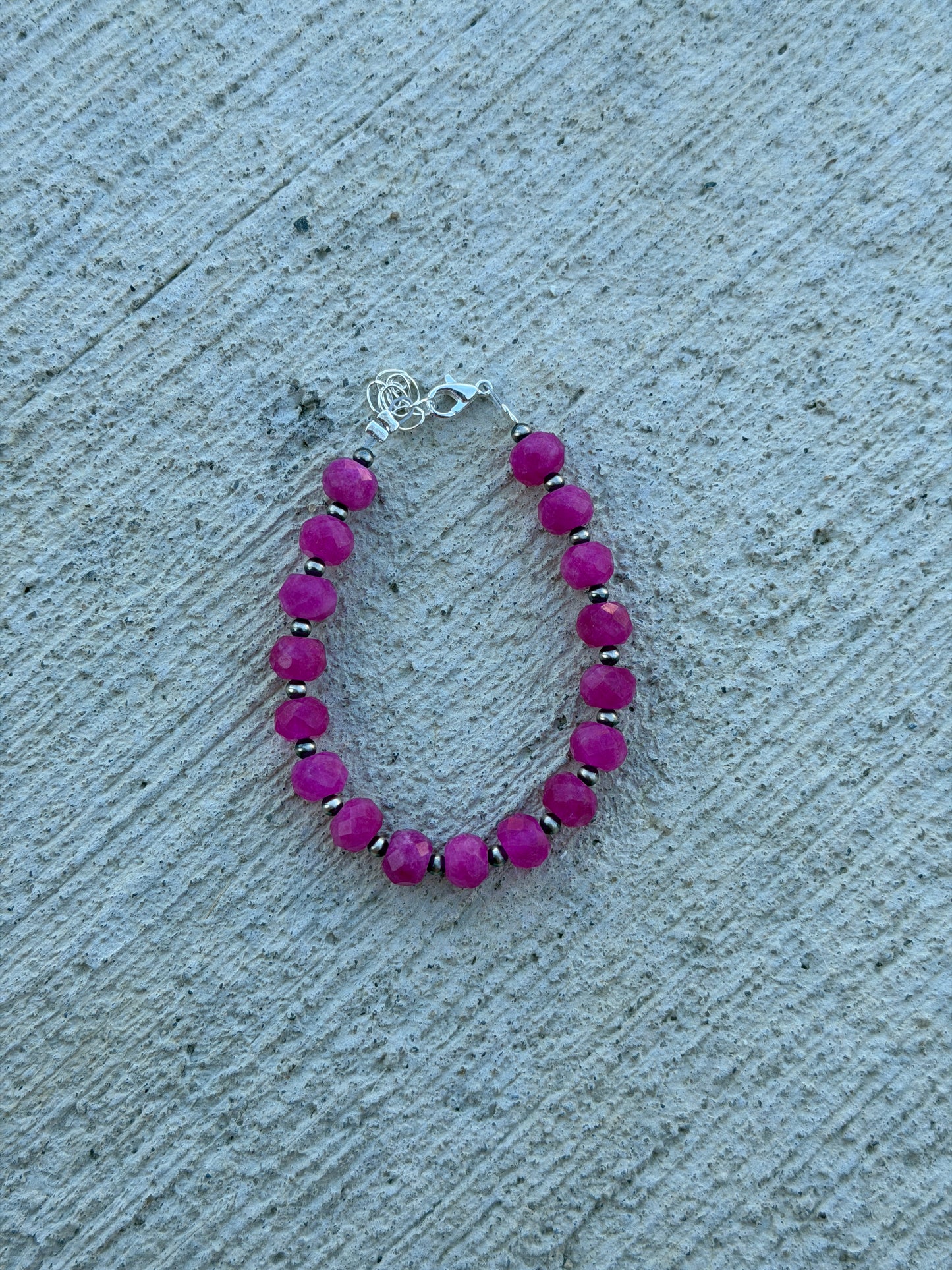 7-8" Hot Pink Quartz