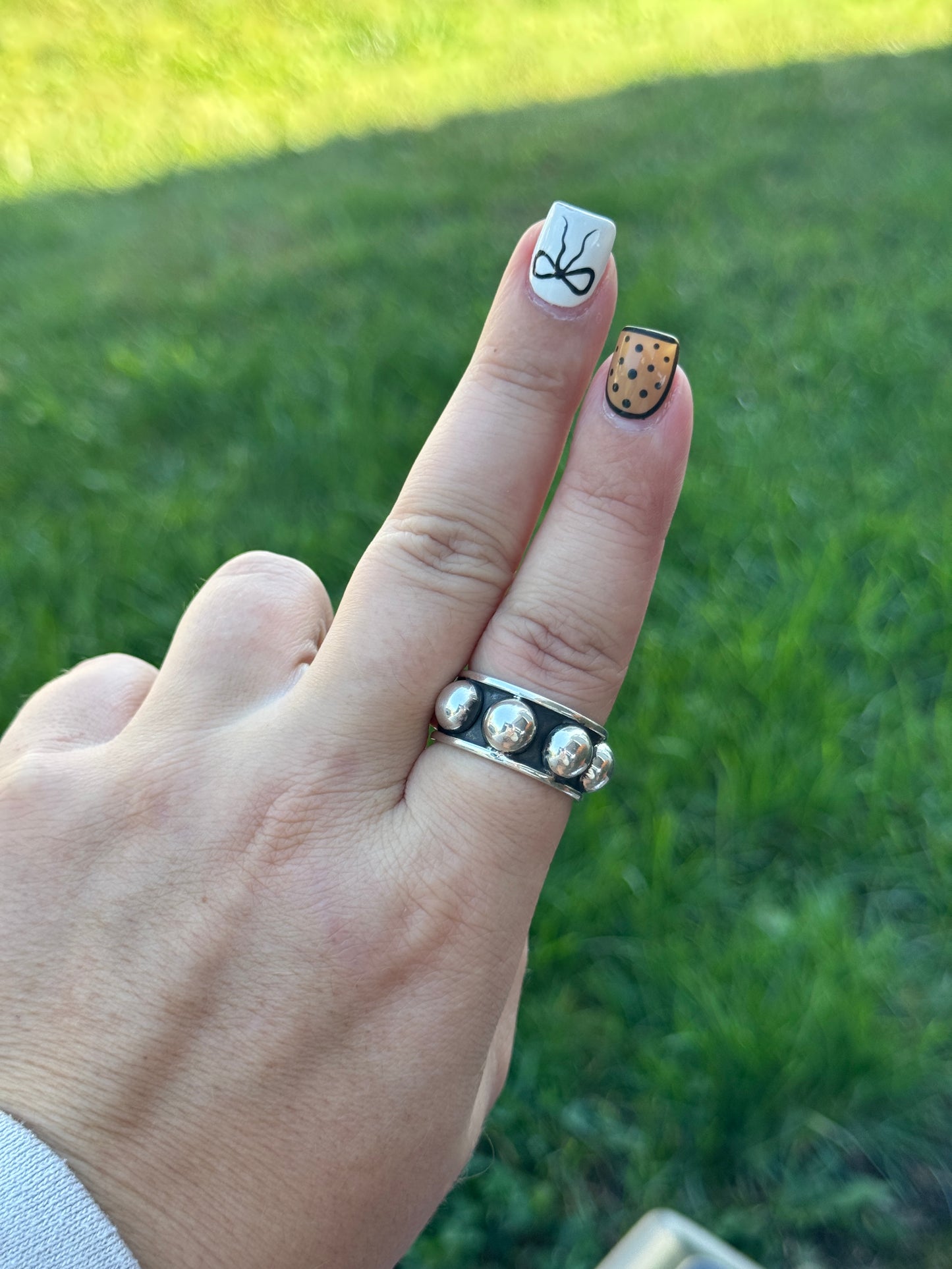 Sz 11 Bead Stacker Ring