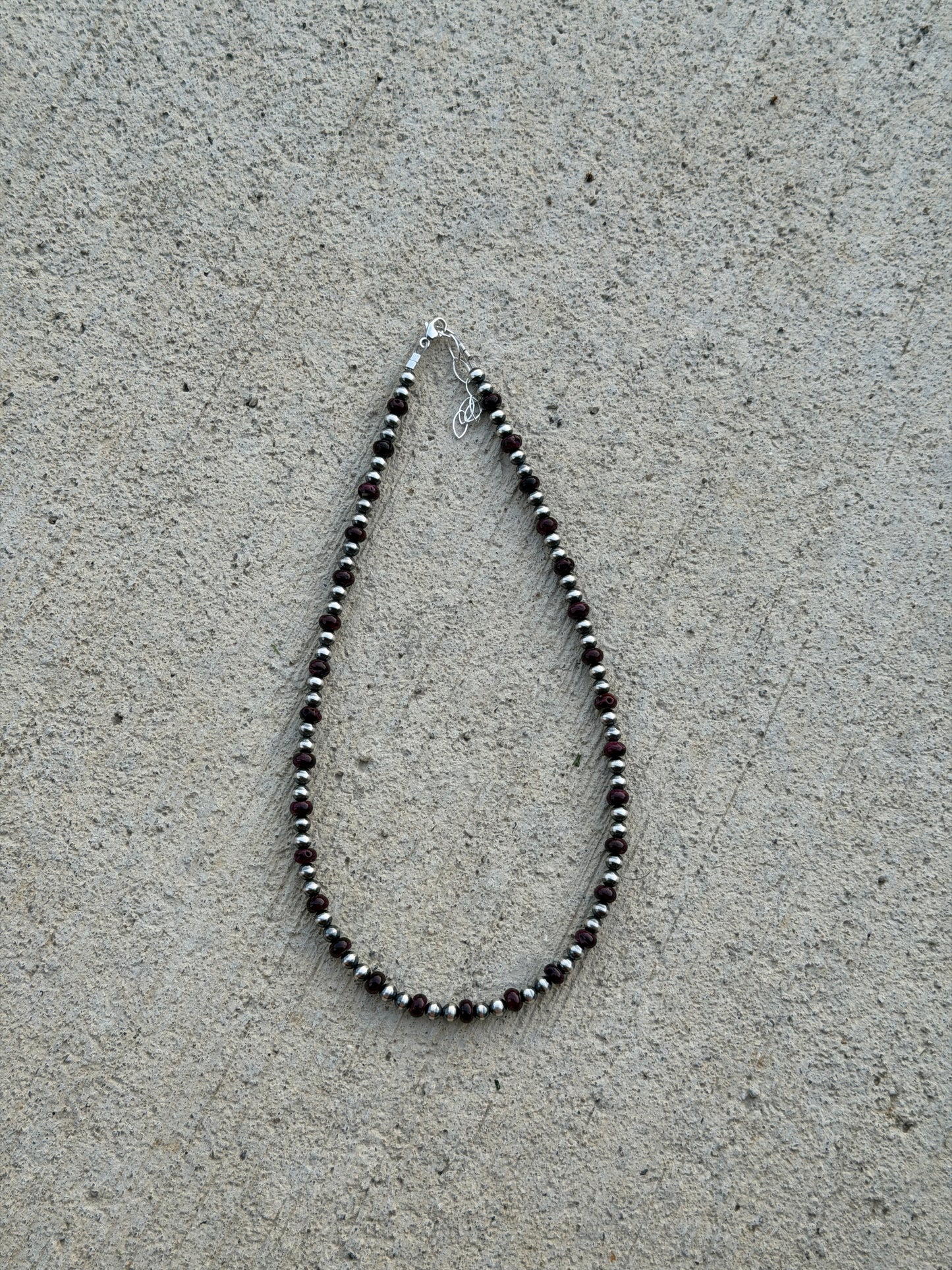 14.5-16" Pearl & Purple Spiny