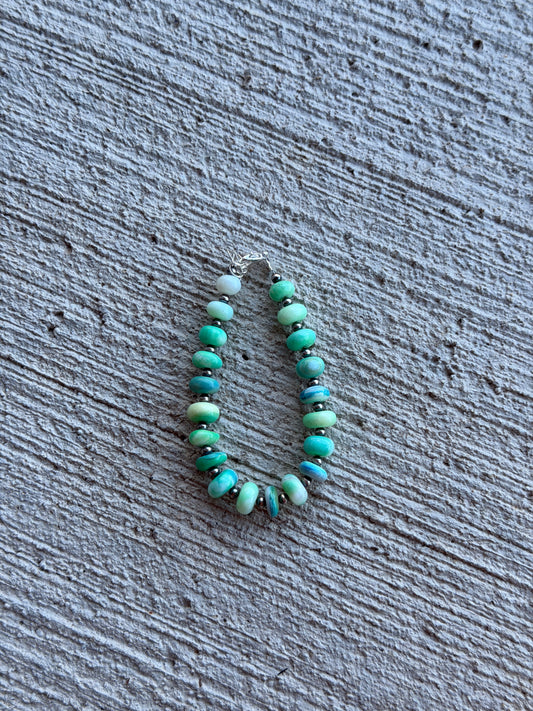 6.5-7.5” Green Opal