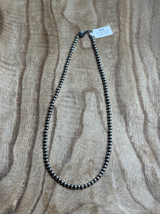 18" 4mm Sterling Pearls