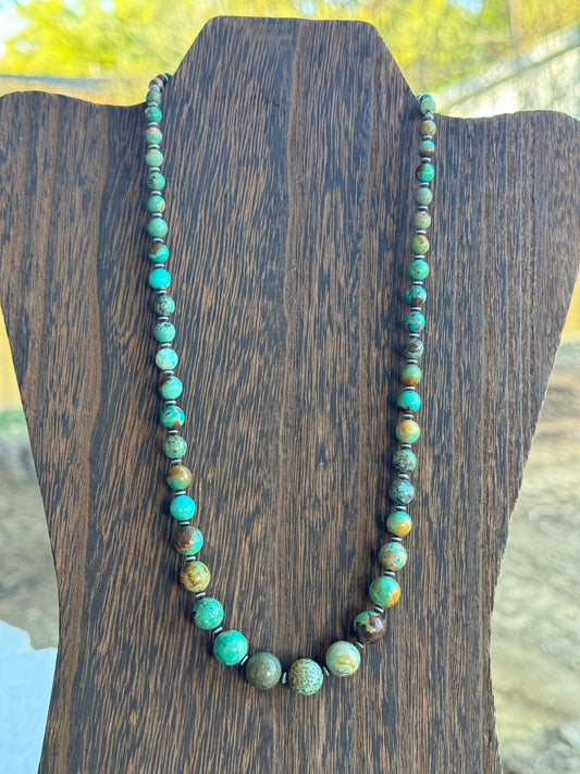 22” Genuine Turquoise