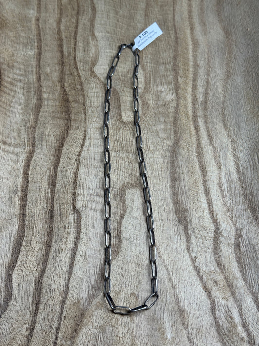 20" Sterling Handmade Paperclip Chain