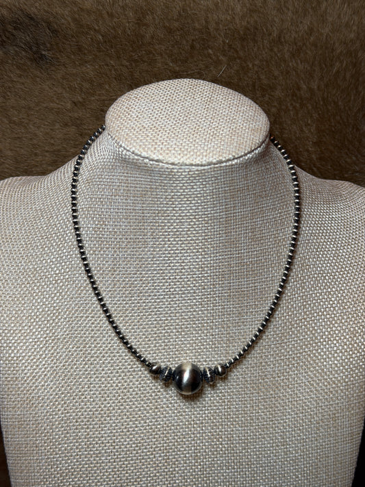 14.5-16” 3-14mm Sterling Pearl