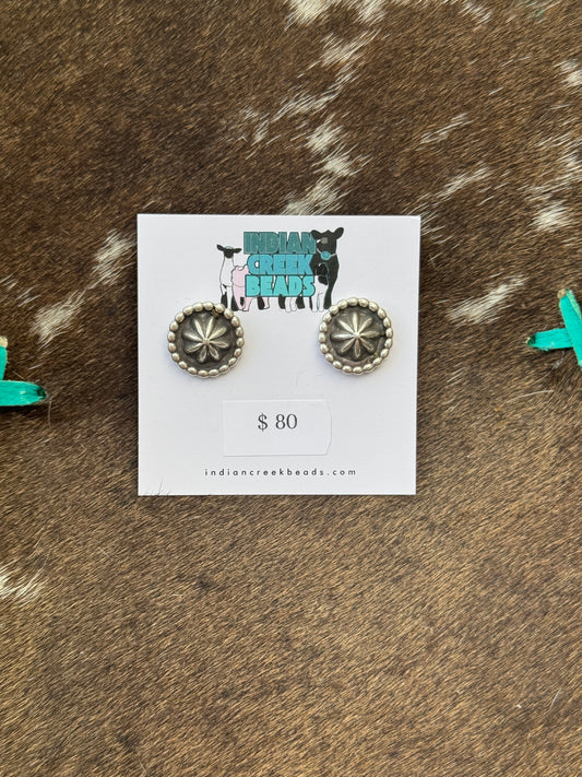 Detail Concho Earrings