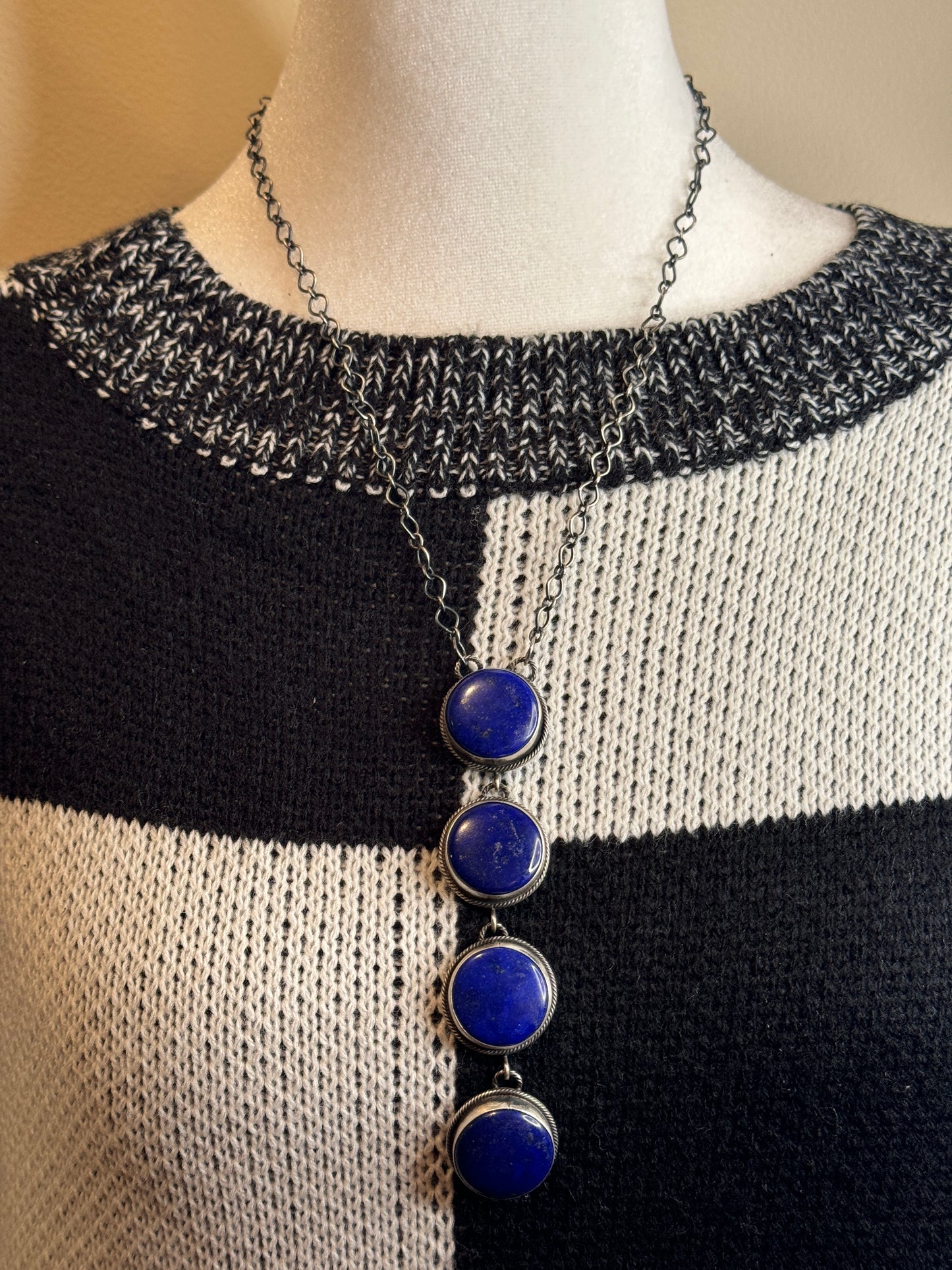 20" Blue Lapis Lariat