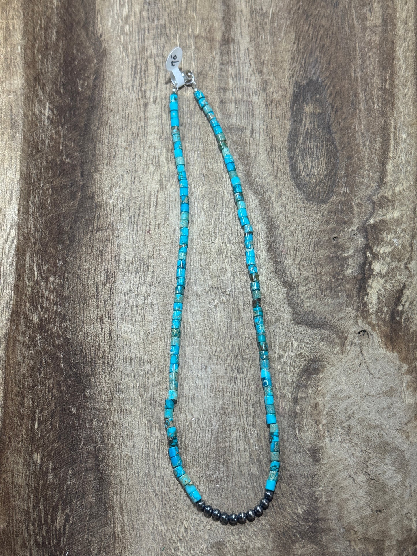 18” Turquoise & Pearl