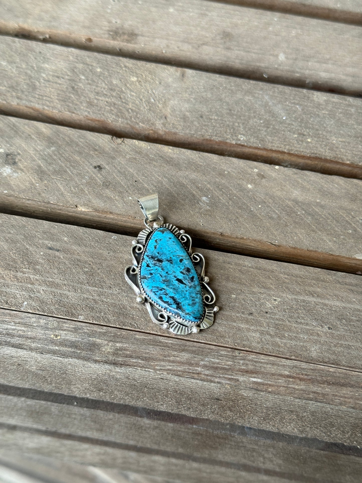 Kingman Turquoise Pendant