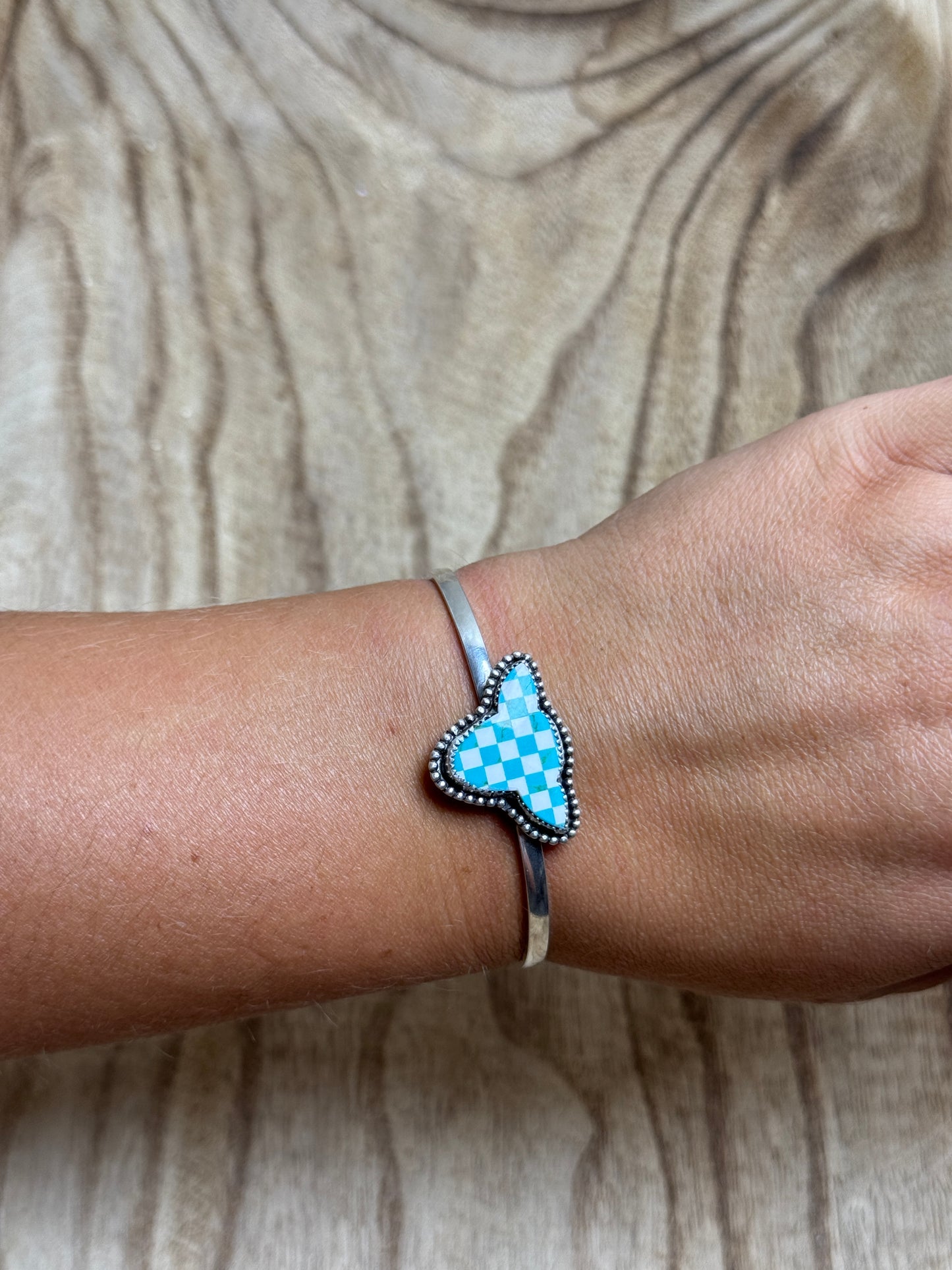 Checkered Cow Cuff