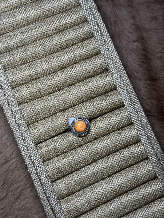 Sz 8 Orange Spiny Ring