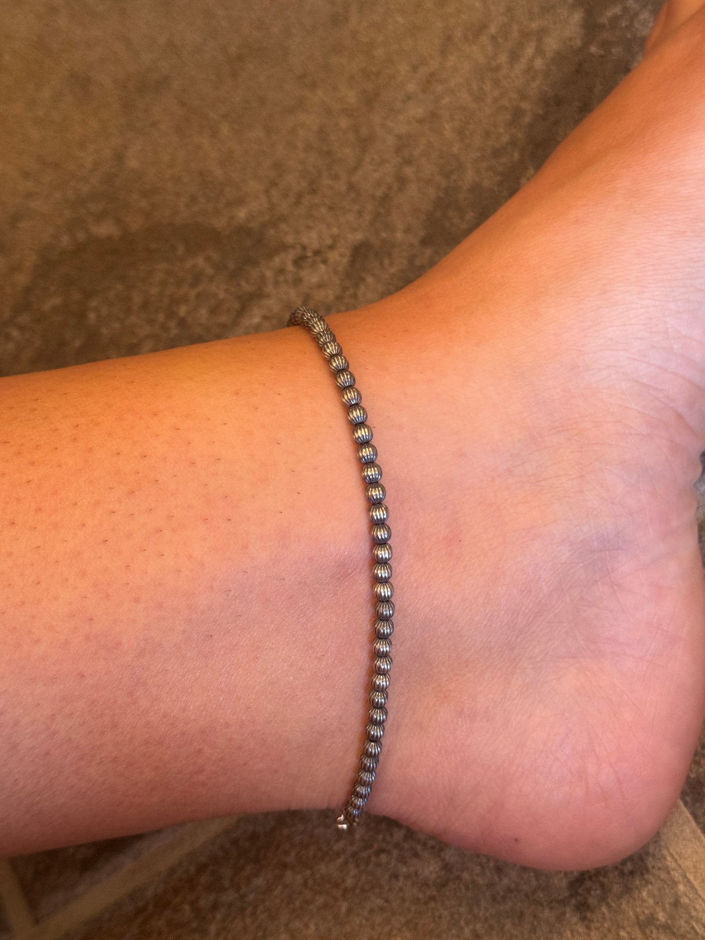 9.5” Navajo Melon Anklet