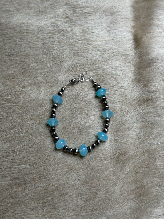 6.5-7" Blue Chalcedony