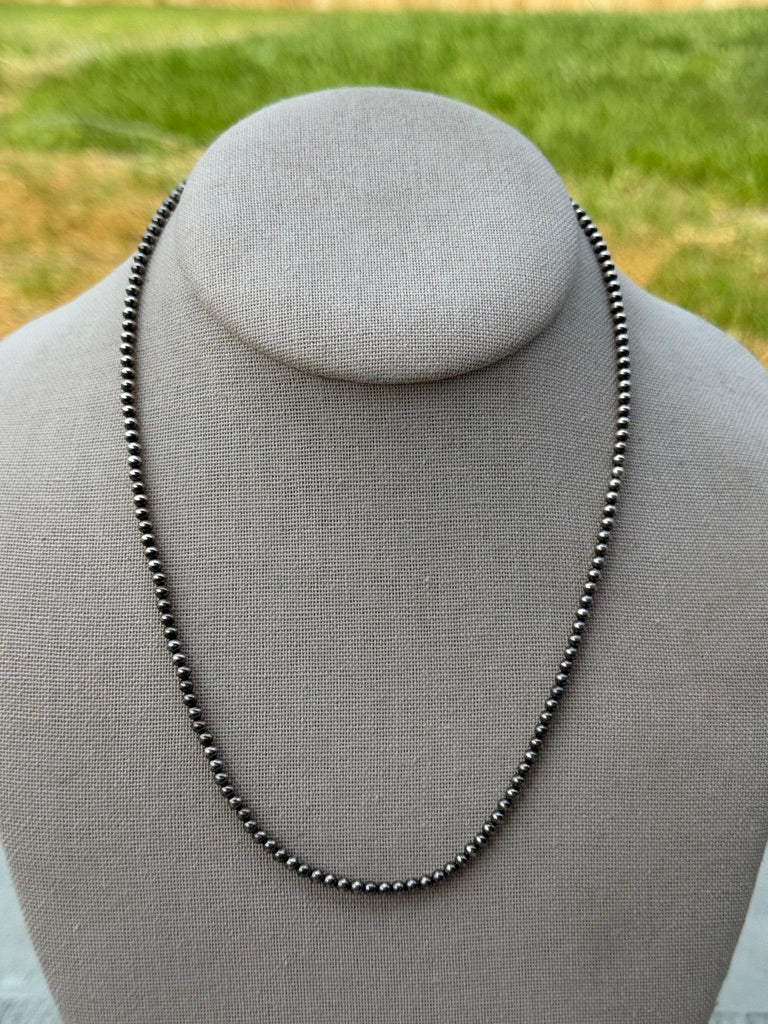 18" 3mm Sterling Silver Pearl