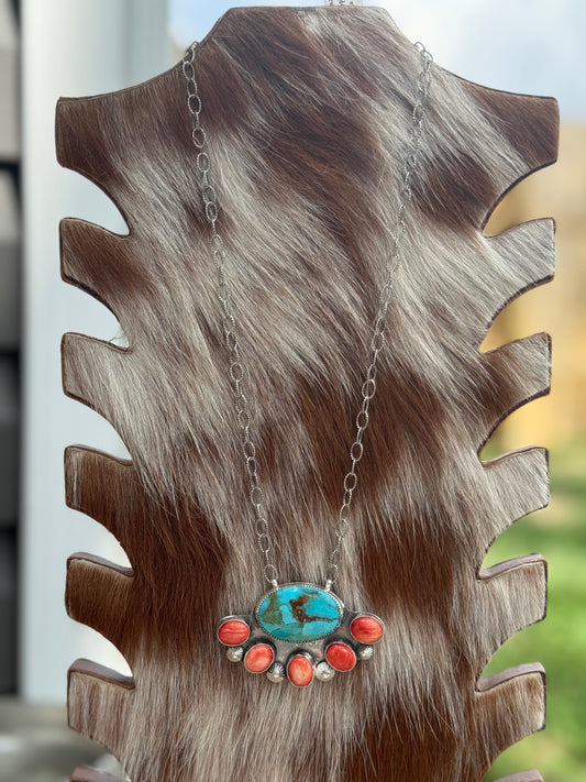 18” Kingman & Spiny Necklace