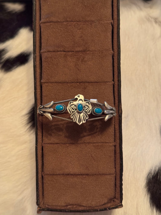 Turquoise Thunderbird Cuff