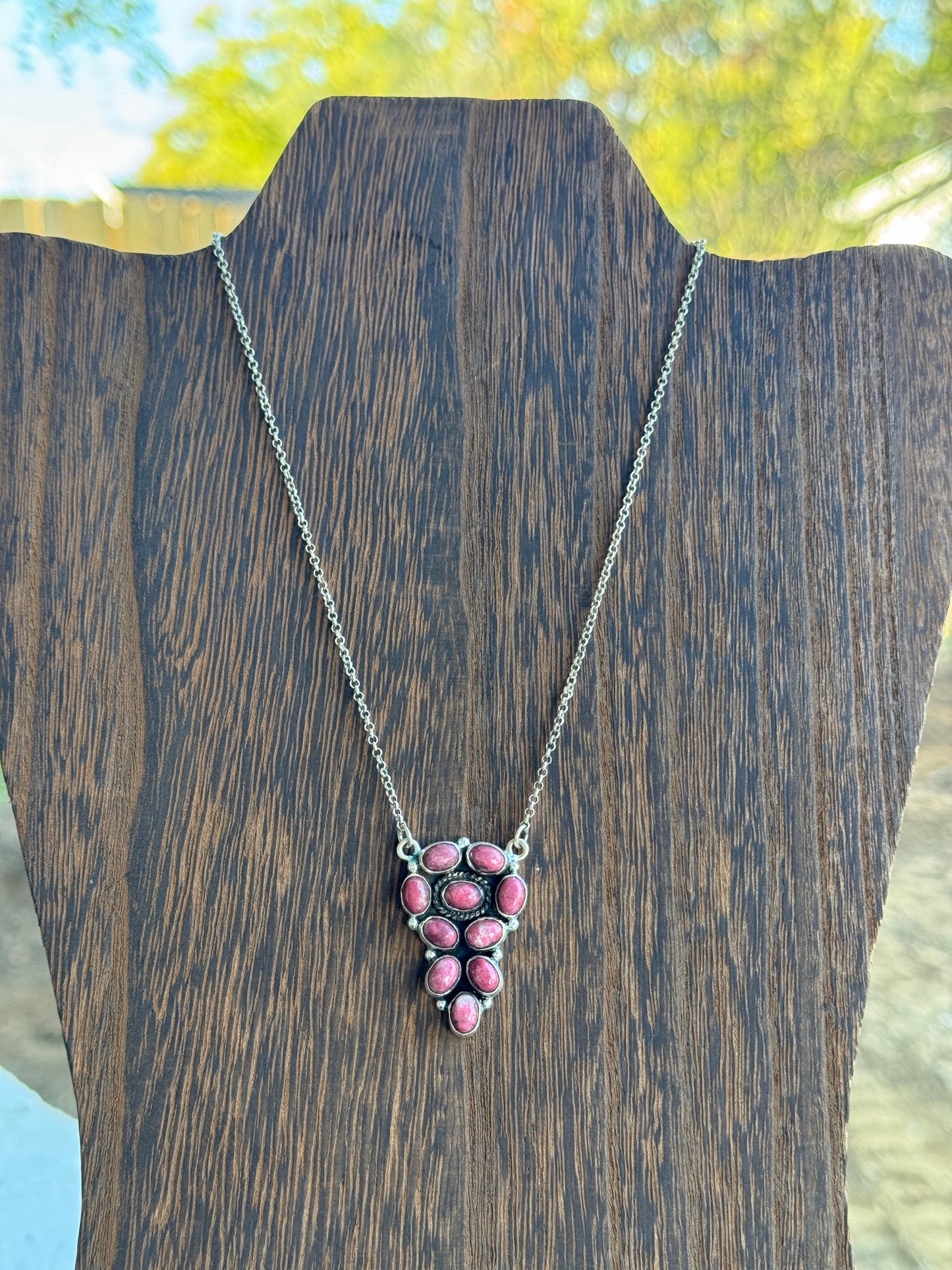 16-18” Rhodonite Necklace