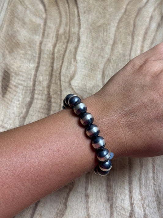 12mm Pearl Stretchy Bracelet