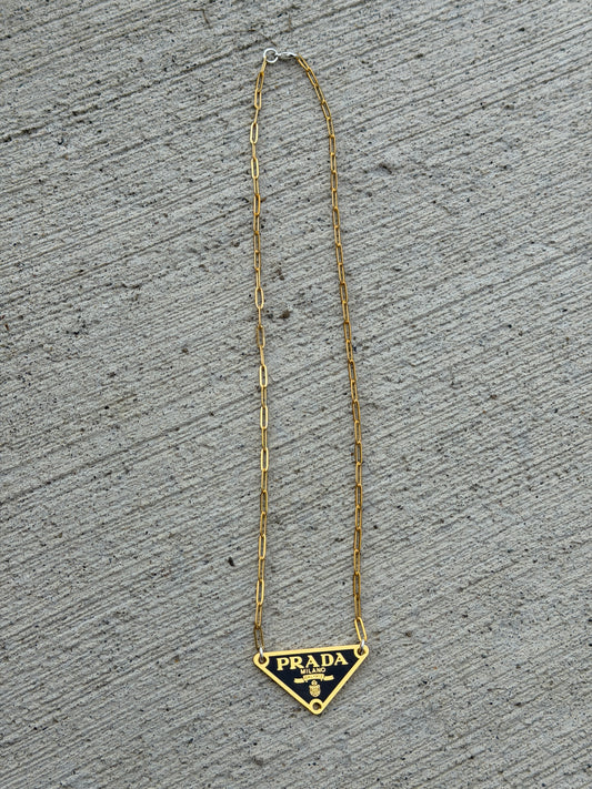 18” Black Designer Gold Plated