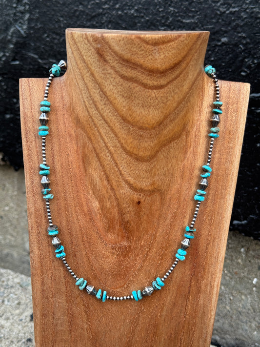17.5-19" Kingman Turquoise