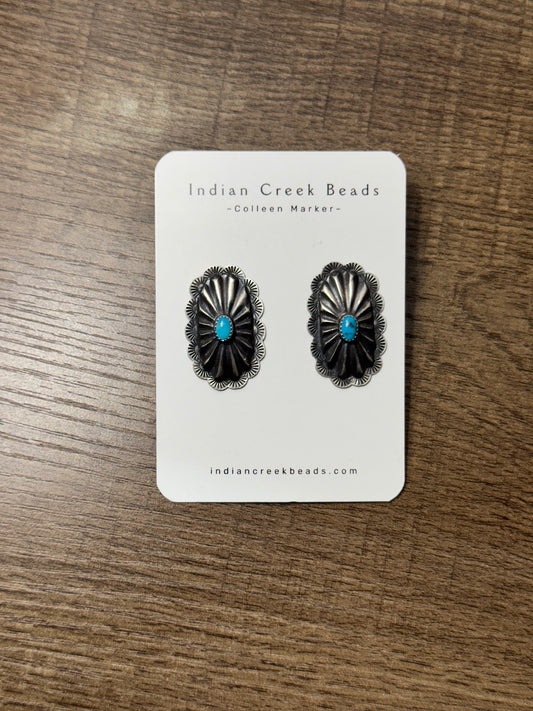 Concho & Turquoise Earrings