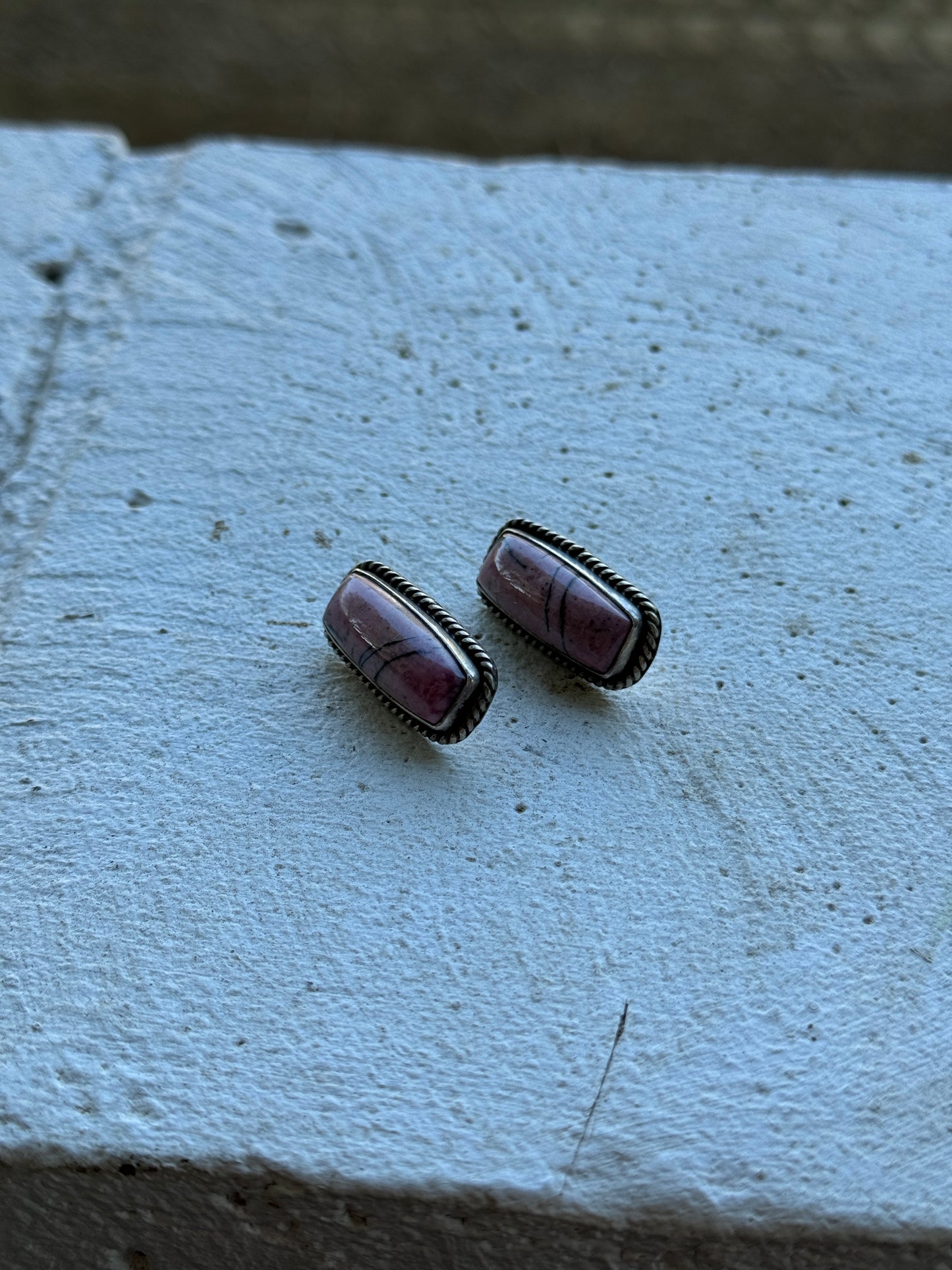 Rhodonite Earrings